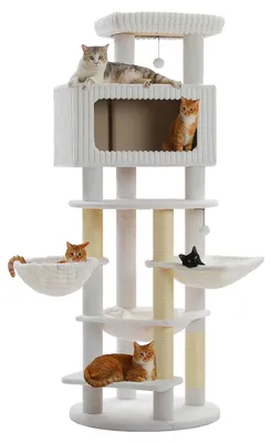 Produktbild von Katzenbaum, geräumige Wohnung, robuste Konstruktion, AMT0361BG, XXL