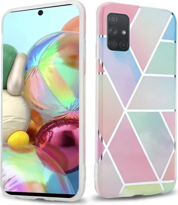 Produktbild von Cadorabo Schutzhülle für Samsung Galaxy A71 5G Hülle in Rosa TPU Handyhülle Etui Case Cover