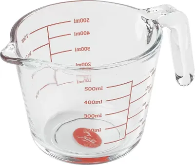 Produktbild von Messbecher, 0,5 L, Borosilikatglas - Tala