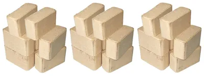 Image de Briquettes de bois 3x 10kg non traitées briquette de cheminée briquette de chauffage bois de chauffage