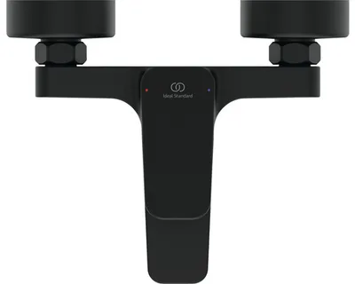 Produktbild von Ideal Standard Badearmatur Ceraplan Aufputz, Ausladung 115-120mm BD256XG Schwarz (Silk Black)