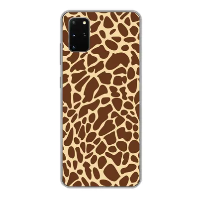 Produktbild von MuchoWow® Handyhülle Schutzhülle Hülle für Samsung Galaxy S20 Plus Tiermotiv - Giraffe - Braun Silikon Softcase Handy Hülle - Hartschale