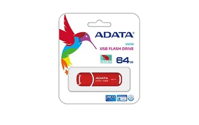 Zdjęcie produktu dla ADATA UV150 64 GB USB 3.0 w Kolorze Czerwonym