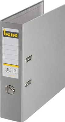 Produktbild von Bene Ordner 291400 GR DIN A4 80mm PP grau