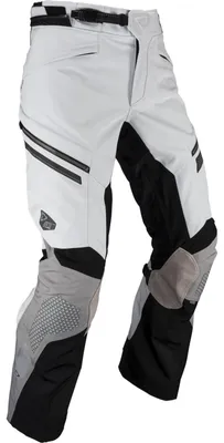 Zdjęcie produktu dla Wodoodporne tekstylne spodnie motocyklowe Leatt ADV DriTour 7.5, jasnoszary/ciemnoszary, L