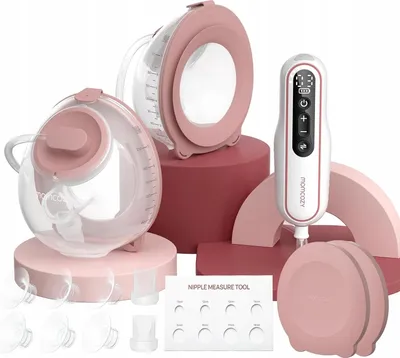 Image de Momcozy V2 Pro : tire-lait électrique double, 15 niveaux d'intensité, compact