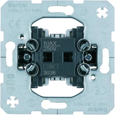 Image de Commutateur Hager WDE3036, module à bascule encastré 10 AX