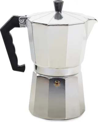Obrázek produktu pro Verk 07004 Moka konvice na 9 šálků, 450ml - stříbrná