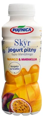 Obrázok produktu pre Jogurt pitny Skyr o smaku mango-marakuja 330 ml