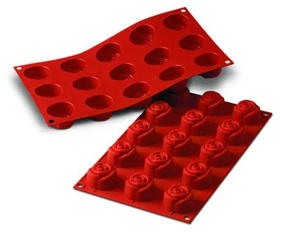 Produktbild von Silikon-Backform Rose, 295x175x28