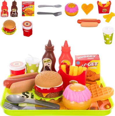 Obrázek produktu pro ISO Plastový Fast food set pro děti