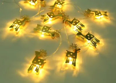 Produktbild von GLOBO Lichterkette Indoor LED Schalter Weihnachten Tiere Wohnzimmer 29909-10