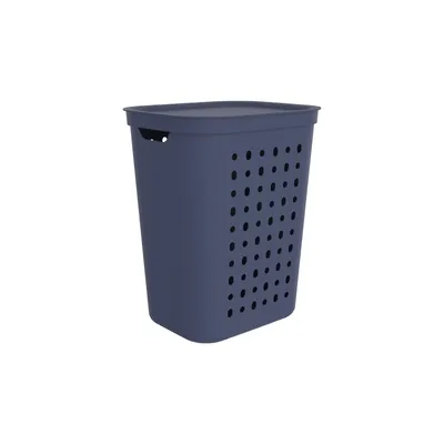 Produktbild von Wäschesammler JONA 55 l, Farbe:Iris dunkelblau ged.