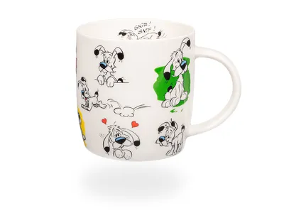 Produktbild von tea4chill Könitz Kaffeetasse Asterix - Snif! Snif!. Teetasse 350ml, Porzellan. Design modern, bunt