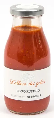 Produktbild von Tomatensauce rustikaler Art 250 ml . - L'albero dei golosi