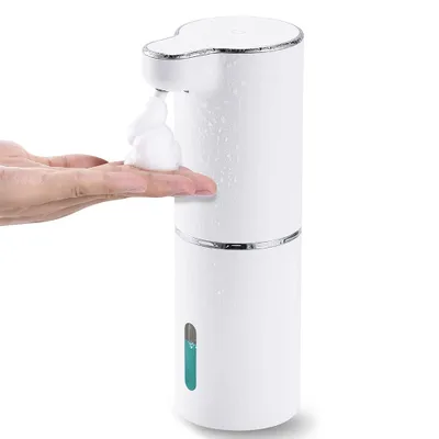Produktbild von Automatischer Seifenspender, Berührungsloser Seifenspender mit Sensor Infrarot, Seifenspender Wandmontage, 300ml Schaumseifenspender für Küche & Bad