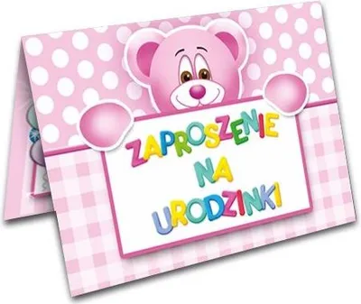Immagine prodotto di Invito di compleanno, rosa, 1 pz.