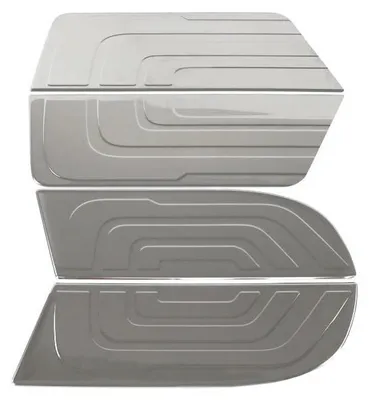 Produktbild von OMAC Einstiegsleiste Einstiegsleisten 4745094NS Vorne und Hinten 800mm 280mm 30mm Edelstahl