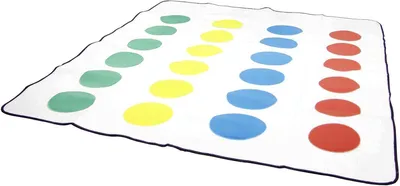 Immagine prodotto di Coperta da gioco Twister con giradischi ad anello,