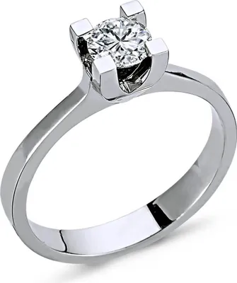 Produktbild von 0,45 Carat Diamant Solitär Ring Meisterstück 585 Weißgold