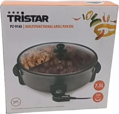 Obrázok produktu pre Tristar PZ-9145, Kolo, Čierna, Kov, 7,5 L, Odnímateľné veko, 1 m