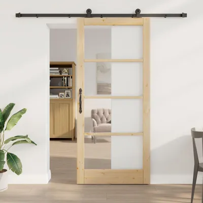 Produktbild von Desgin Schiebetür mit Hardware-Set 'ORKDAL'93x211 cm - Haustüren 3332149