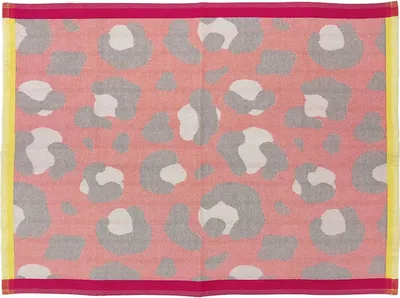 Produktbild von Geschirrtuch "Leo" pink-rot-grau