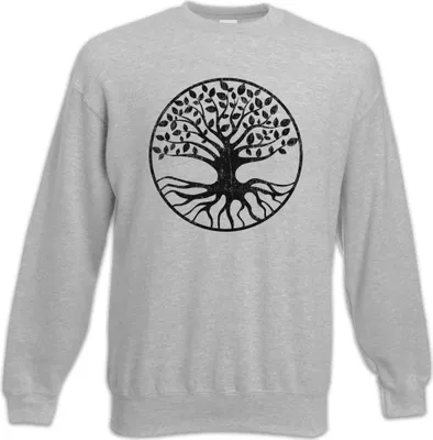 Produktbild von Urban Backwoods Yggdrasil V, Sweatshirt, Farbe: Hellgrau, Größe: S