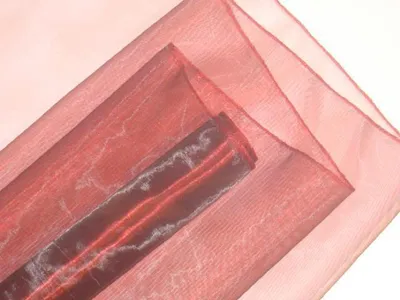 Produktbild von 1 Rolle ORGANZA, Dekostoff, Tischläufer 40cm/3m Burgund
