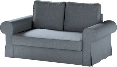 Produktbild von Dekoria Bezug für Backabro 2-Sitzer Sofa ausklappbar, grau, Bezug für Backabro 2-Sitzer Sofa