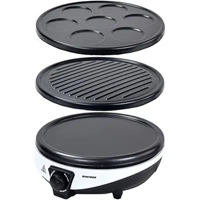 Zdjęcie produktu dla 3in1 Crepes Maker | Kontaktgrill | Pancake Maker Zephir