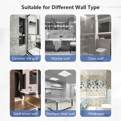Image de Distributeur mural de papier essuie-mains, porte-serviettes pliables avec serrure à clé pour salle de bains, cuisine et chambre