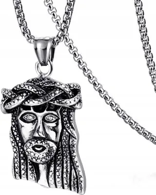 Immagine prodotto di Collana SLAVICIANA in catena d'acciaio e argento 332