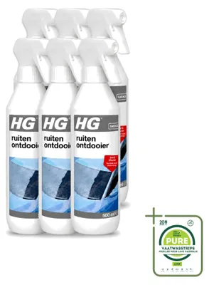 Produktbild von 6 x HG Scheibenenteiser Spray - 500 ml - Großpackung - 6 Stücke