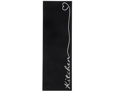 Zdjęcie produktu dla Zala Living dywan 50 cm x 150 cm do kuchni czarny