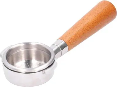 Zdjęcie produktu dla Brązowy filtr do kawy bez dna, 58 mm