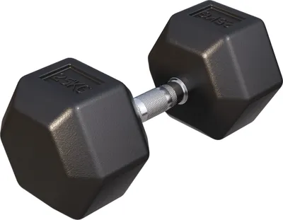 Produktbild von GORILLA SPORTS® Hexagon Kurzhanteln - 25kg Gewichte, Gusseisen Gummiert, Rutschsicher, Griff Gerändelt, Verchromt, Schwarz - Sechseckige Hanteln, Dumbbell, Krafttraining, Fitness