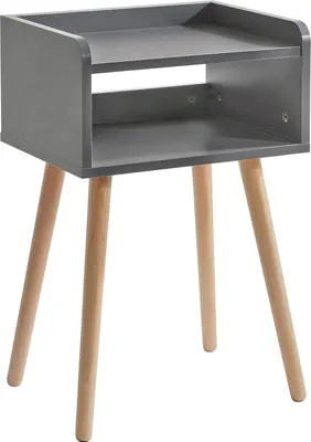 Produktbild von Nachtlichtschrank aus MDF und Eichenholz