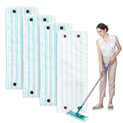 Immagine prodotto di Solidchoice - 4 panni di ricambio per mop, compatibili con Leifheit Clean Twist M