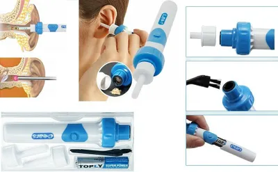 Produktbild von Ohrenreiniger Ear Wax Cleaner Ohrwachsentferner,Portable Ohrenreiniger Elektrisc