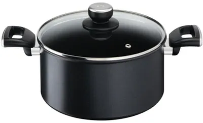 Obrázek produktu pro Tefal G2554602, 5 l, Kulatý, Černá, Hliník, Titanová, Keramický, Plyn, Halogen, Indukční, Utěsněná plotna