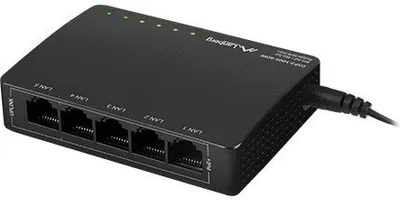 Produktbild von LANBERG Switch 5x 1GB DSP+ (4 DSP 30W/Port Max 60W) Desktop