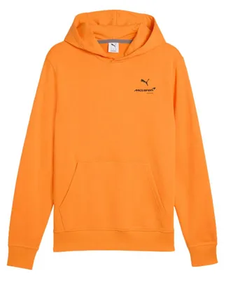 Produktbild von McLaren F1 Kapuzenpullover Essentials Puma 2026, Offizieller Fanartikel, Oranger Hoodie mit Kängurutasche, Hochwertiger Baumwoll-Polyester-Mix