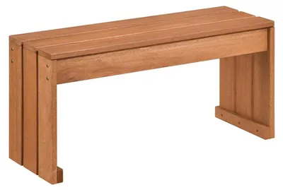 Productafbeelding van Buitenbank van hout, 90 cm, compact en veelzijdig design