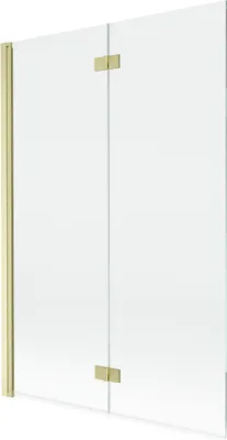 Obrázok produktu pre Mexen Mist sprchová zástena 2-krídlová ľavá 120 x 150 cm, transparentná, brúsené zlato - 8A9-120-002-55-00-L