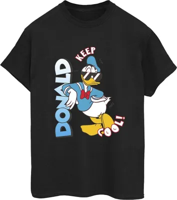 Produktbild von Disney - "Donald Duck Cool" T-Shirt für Damen BI38223 (M) (Schwarz)
