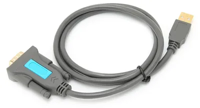 Obrázok produktu pre Kábel Mindpure pre sériový port US015 – prepojovací kábel USB na DB9 RS-232 (samec-samec) pre počítač