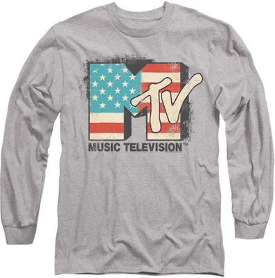 Produktbild von MTV - "American" T-Shirt für Herren/Damen Uni TV10516 (XL) (Sport Heide)