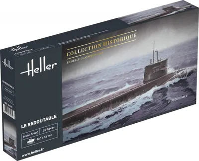 Productafbeelding van Heller U-boot S/M Redoutable, schaal 1:400, artikelnummer 81075