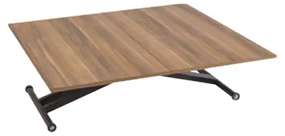 Produktbild von Esstisch Couchtisch Ausziehbarer Tisch Holz Braun Kaffeetisch 120 cm